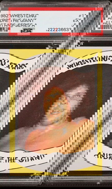 1982 Wrestling All Stars Andre the Giant PSA 5 #1 Series A Looks Better