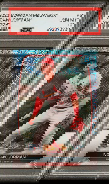 2023 Bowman Chrome Nolan Gorman #6 RC PSA 10