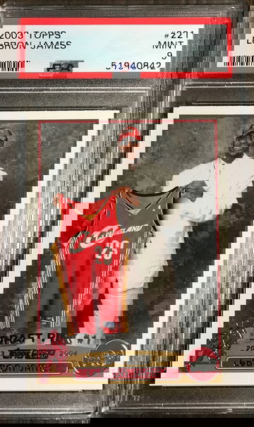 2003 Topps LeBron James #221 PSA 9