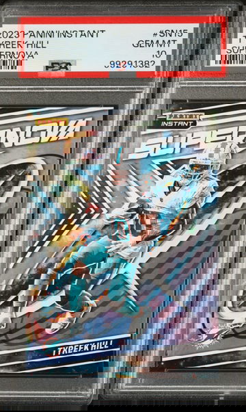 Tyreek Hill 2023 Panini Supernova NFL #SN-15 Football Card PSA 10 Gem Mint