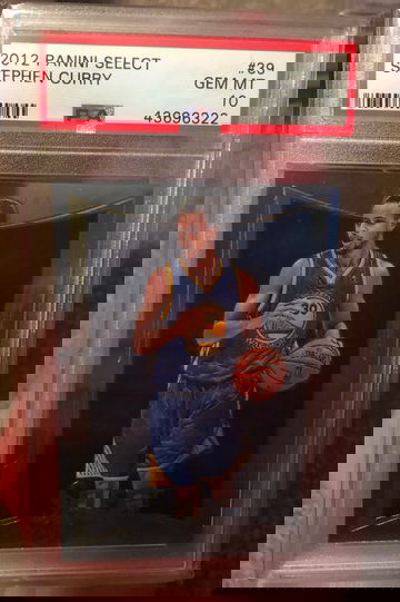 Stephen Curry Panini Select PSA 10 first year select #39