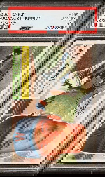 1956 Topps Harmon Killebrew Gray Back #164 PSA 4 [BL-1.25]