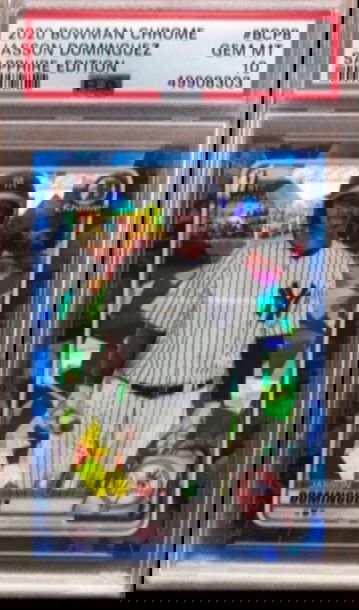 2020 Bowman Chrome Sapphire Jasson Dominguez PSA 10