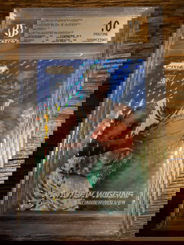 Andrew Wiggins RC Rookie 2014 Panini Prizm Blue & Green BGS 10 Pristine 