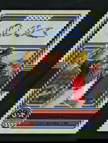 2023 Panini USA Stars & Stripes Collegiate NT Paul Skenes #CNTS-PS Patch Auto/74
