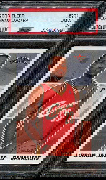 2003 Fleer #261 Lebron James PSA 9