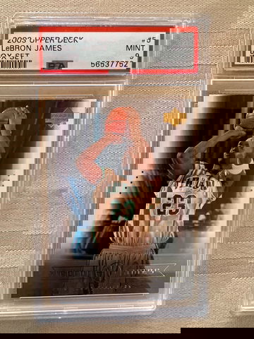 2003 LeBron James Upper Deck Box Set #5 PSA 9 Cavs Lakers
