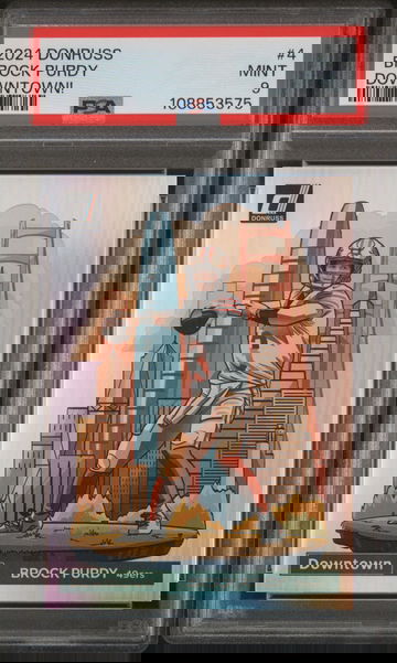 2024 Panini Donruss Downtown Brock Purdy #4 PSA 9