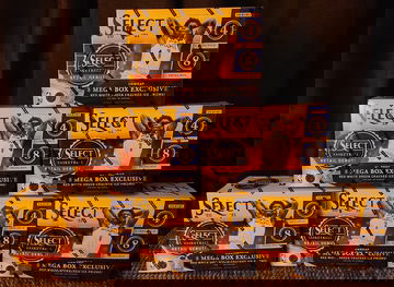 2020-21 Panini Select Basketball Mega Box lot (6)