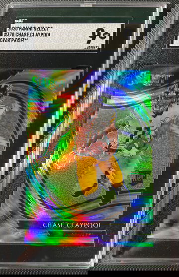 2020 Select Chase Claypool Silver Prizm SGC 9