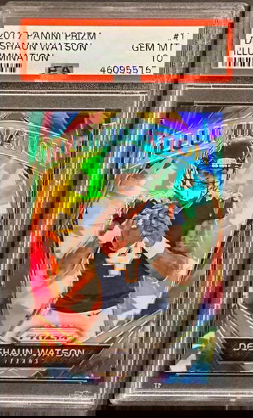 2017 Deshaun Watson Rookie Card PSA 10. Panini Prizm Illumination 