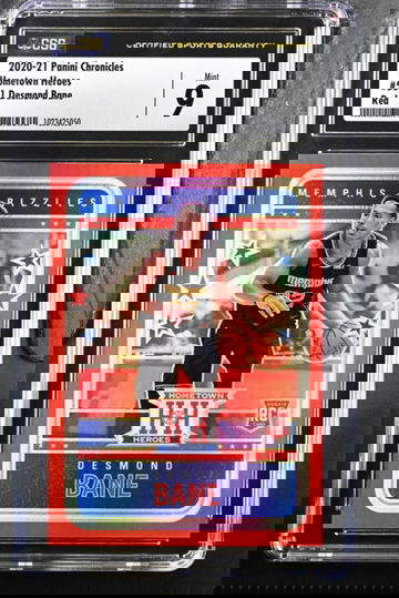 2020-21 Panini Chronicles Hometown Heroes #551 Desmond Bane Red CSG 9