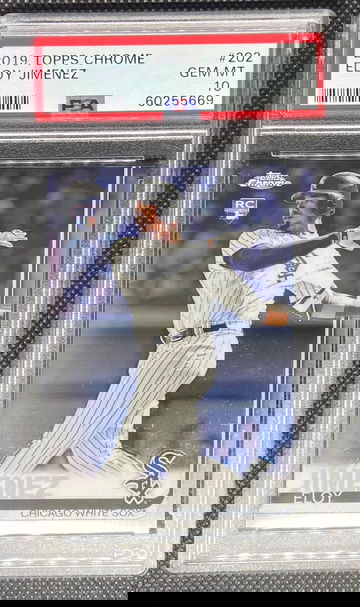 2019 Topps Chrome #202 Eloy Jimenez White Sox RC Rookie PSA 10 GEM MINT