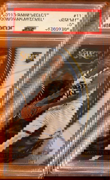 Donovan Mitchell PSA 10 GEM MINT 2017 PANINI SELECT #11