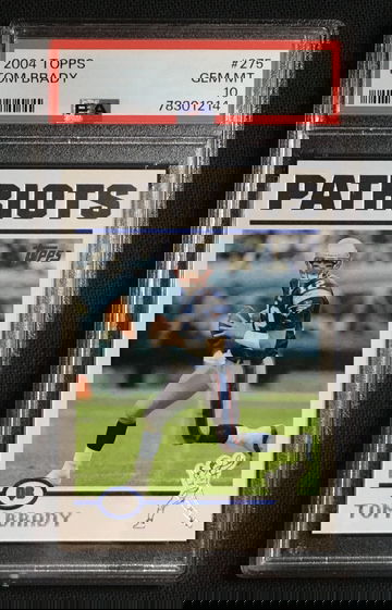 2004 TOPPS #275 TOM BRADY - PATRIOTS - GEM MINT PSA 10