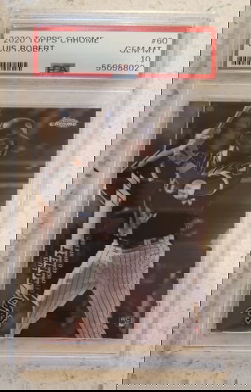 2020 Topps Chrome Luis Robert Rookie PSA 10