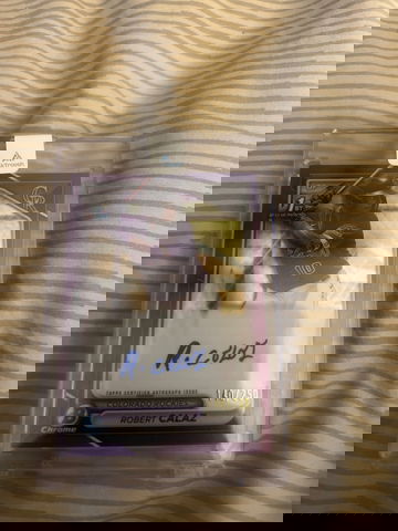 Robert Calaz Bowman Chrome 1st Auto