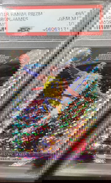 LeBron James gem mt 10 2018 Panini Prizm Mozaic #65 