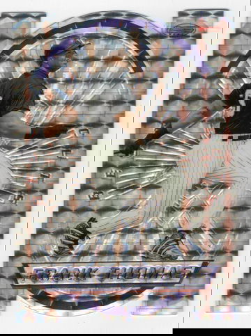 1996 BOWMAN'S BEST PRIME CUT DIE CUT ATOMIC REFRACTOR FRANK THOMAS # 14 HOF