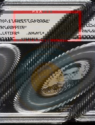 1910-12 Sweet Caporal Clark Griffith Cincinnati Reds PSA 8 NM/MT