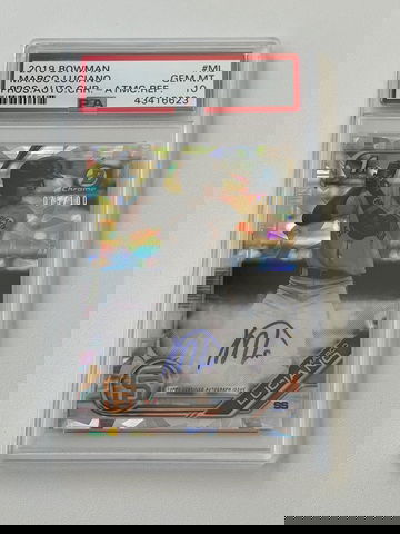 Marco Luciano 2019 Bowman Chrome Auto Atomic Refractor #/100 PSA 10 