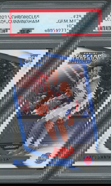2021-22 Chronicles Threads Cade Cunningham RC #79 PSA Gem Mint 10 - POP 1