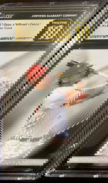 2022 Topps X #1 Mike Trout CGC Pristine 10