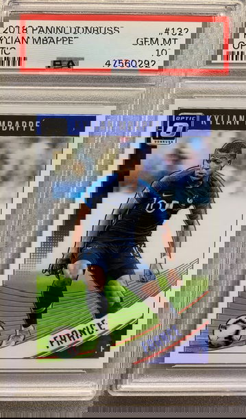 KYLIAN MBAPPE 2018 OPTIC TRUE ROOKIE PSA 10 GEM MINT 