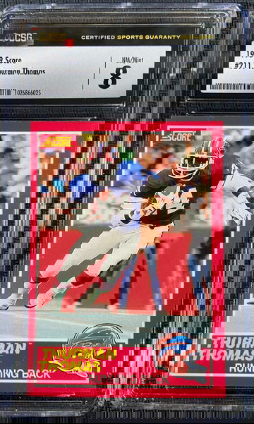 1989 Score Thurman Thomas ROOKIE HOF!