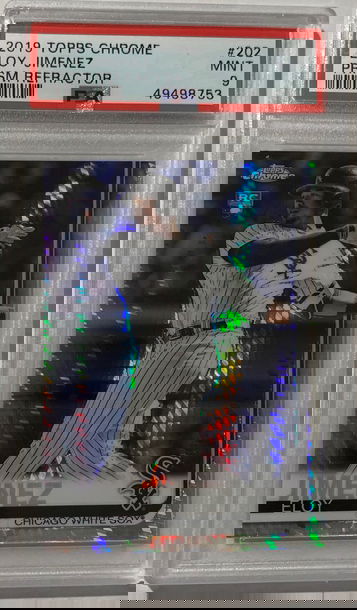 2019 Topps Chrome Eloy Jimenez Prism Refractor