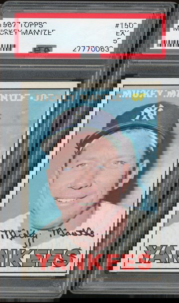 1967 Topps Mickey Mantle #150 PSA 5