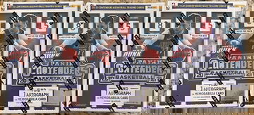 2020-21 Panini Contenders Basketball Blaster Lot of 3