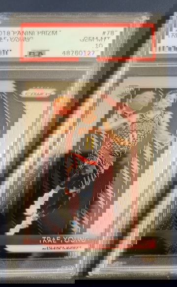 2018 PRIZM TRAE YOUNG PSA 10
