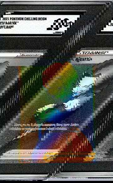 2021 Pokémon Chilling Reign Agatha #210 Secret Rare Trainer SGC 10