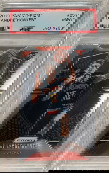 2019 Panini Prizm DeAndre Hunter PSA 9