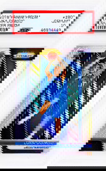 2018-19 Panini Prizm Luka Doncic Silver PSA 10