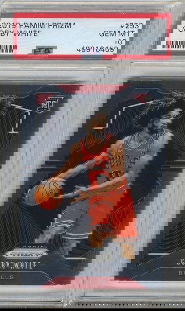 2019 Panini Prizm Coby White #253 Rookie RC PSA 10