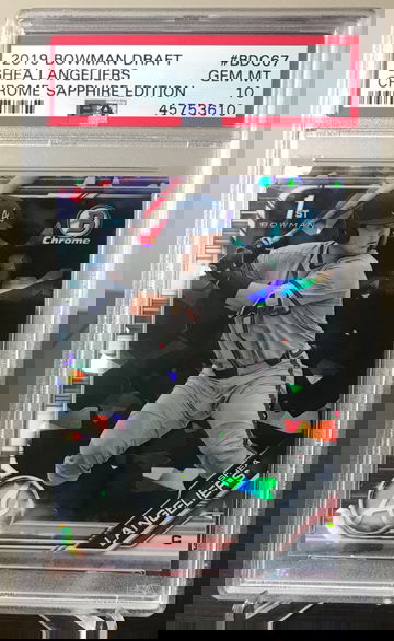 Shea Langeliers 2019 Bowman Draft Sapphire 