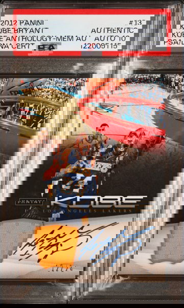 2012 KOBE BRYANT PANINI KOBE ANTHOLOGY /24 PSA AUTHENTIC