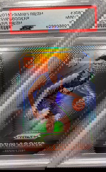 2016 Panini Prizm Devin Booker Silver Rookie PSA 9 Mint!!