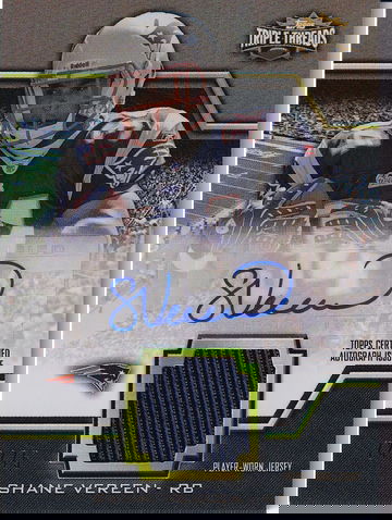 2011 Topps Triple Threads Shane Vereen #TTUAR-57 Sepia Auto Patch 74/75