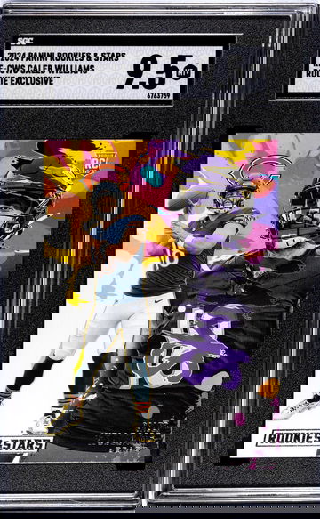 2024 Panini Rookies & Stars #RE-CWS Caleb Williams Rookie Exclusive SGC 9.5