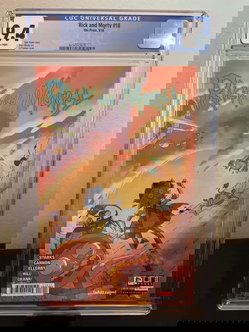 Rick and Morty 18 9/16 Oni Press CGC 9.4