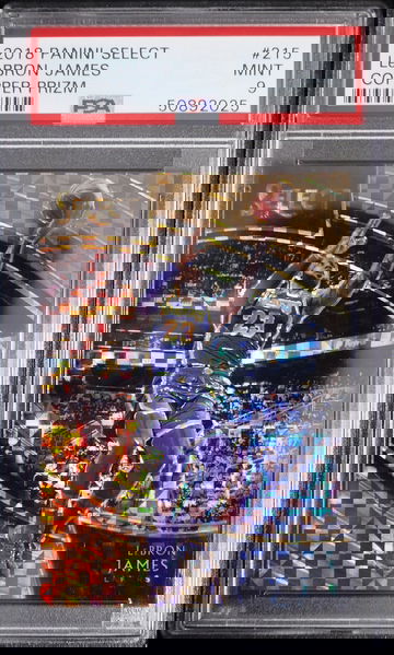 2018 Select Courtside Copper Lebron James PSA 9