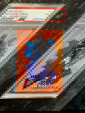 1993 Ultra All Rookie Team Shaquille O'Neal #5 PSA 7