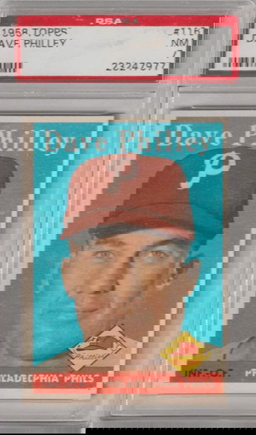 1958 Topps #116 Dave Philley PSA 7 (Near Mint)