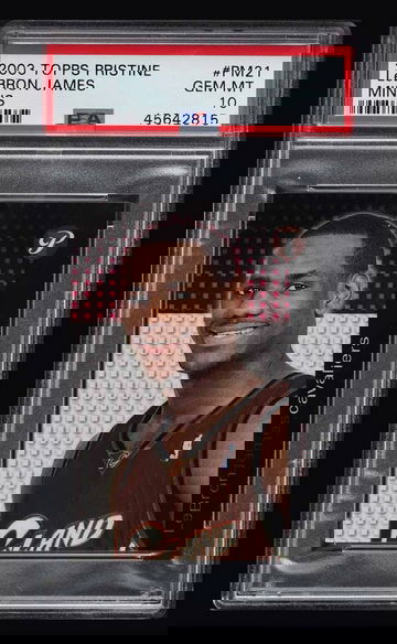 2003-04 LeBron James Topps Pristine Minis #PM21 PSA 10 