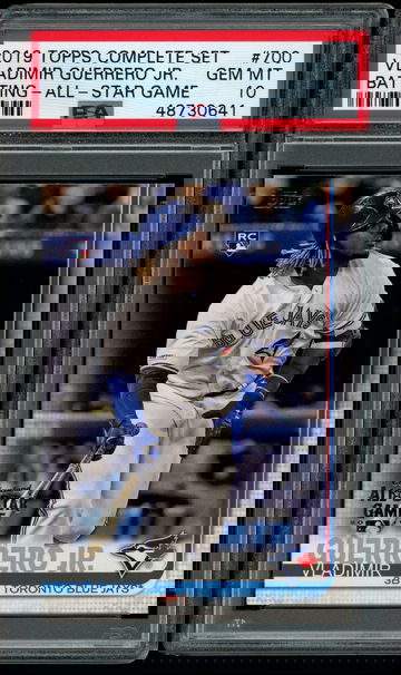 2019 Topps Complete Set #700 Vladimir Guerrero Jr. BATTING PSA 10 Gem Mint