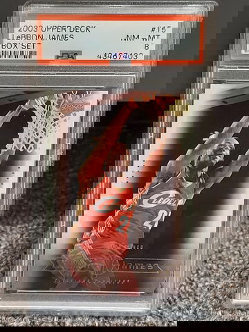 LeBron James Rookie Card PSA9 2003 Upper Deck Box Set #15 RC