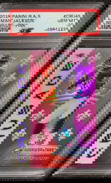 2018 Rookies & Stars Crusade Pink /85 Lamar Jackson #65 PSA 10 Gem Mint Pop 6